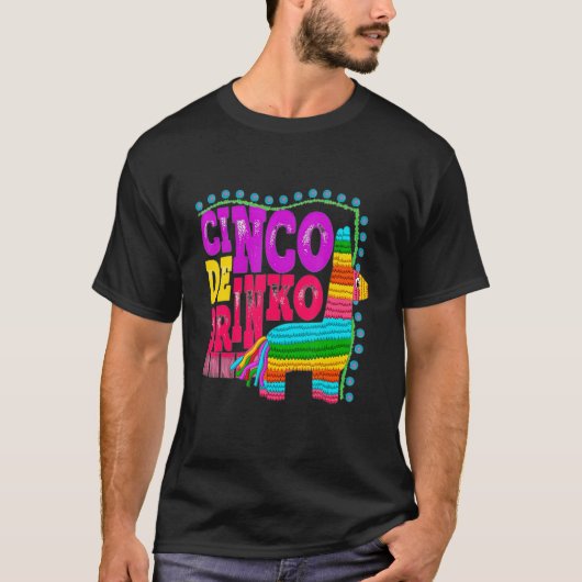 T-shirt Cinco De Mayo Correspondant Thème Mexicain (Devant)