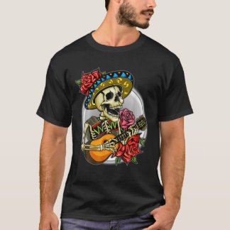 T-shirt Cinco De Mayo Croix Mexicaine Lunettes de soleil C