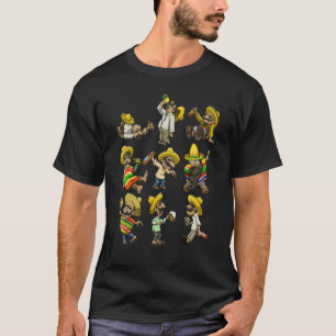 T-shirt Cinco De Mayo Dabbing Drunk Tio Femmes Cele Mexica
