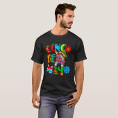 T-shirt Cinco De Mayo Dabbing Mexican Poncho Party Fiesta  (Devant entier)