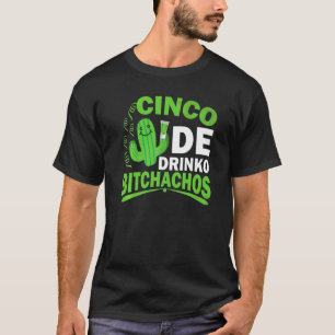 T-shirt Cinco De Mayo Drinko Costume Fiesta Mexicaine Pour