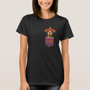 T-shirt Cinco De Mayo Drôle Llama Portant Sombrero Mexicai