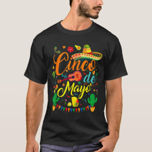 T-shirt Cinco de mayo fête mexicaine drôle party 5 de mayo