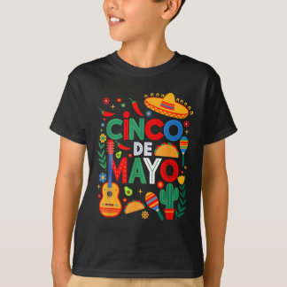 T-shirt Cinco De Mayo Fiesta Famille Mexicaine Matching Me