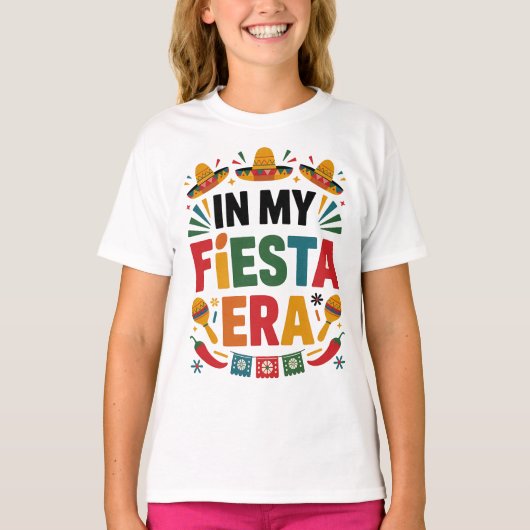 T-shirt Cinco de Mayo Fiesta Look avec Sombreros (Devant)