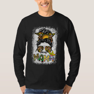 T-shirt Cinco De Mayo Fiesta Messy Bun 5 De Mayo Viva Mexi