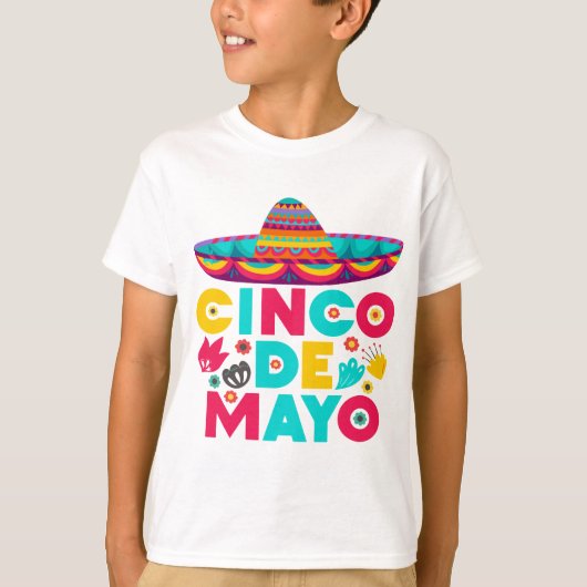 T-shirt Cinco De Mayo Fiesta Mexicaine 5 De Mayo (Devant)