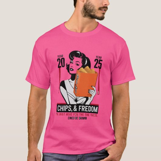 T-shirt Cinco de Mayo - Fiesta moyenne Nacho (Devant)