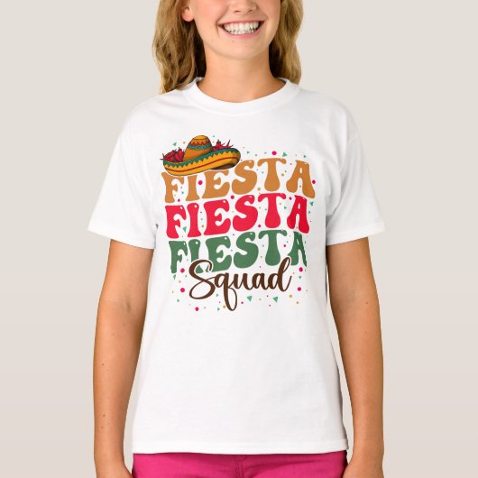 T-shirt Cinco De Mayo Fiesta Squad (Devant)