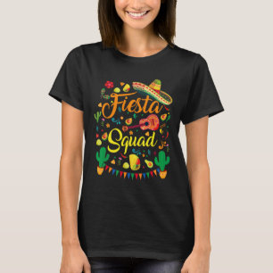 T-shirt Cinco De Mayo Fiesta Squad Famille Matching Hommes