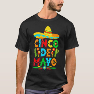 T-shirt Cinco De Mayo Fiesta Surprise Camisa 5 De Mayo Viv