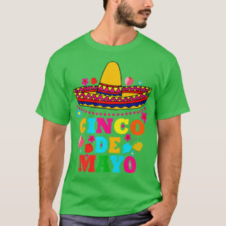 T-shirt Cinco De Mayo Fiesta Surprise Camisa 5 De Mayo Viv
