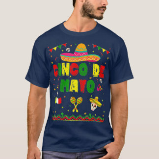 T-shirt Cinco De Mayo Fiesta Surprise Camisa 5 De Mayo Viv