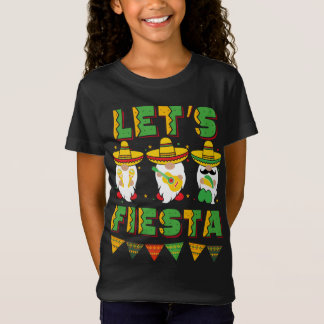 T-Shirt Cinco De Mayo Gnomes Mexicains Lets Fiesta