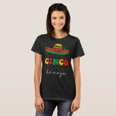 T-shirt Cinco De Mayo Groovy Mexican Fiesta 5 De Mayo Somb (Devant entier)