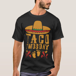 T-shirt Cinco De Mayo Grossesse Taco Deux jours de la sema