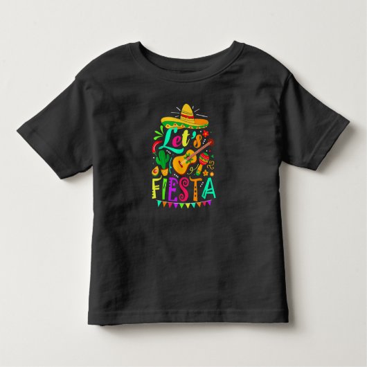 T-shirt Cinco De Mayo Guitare Mexicaine Cactus (Devant)
