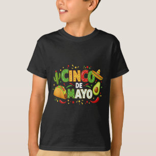 T-shirt Cinco De Mayo Lets Fiesta Avocado Et Tacos Cinco