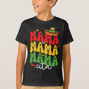 T-shirt Cinco De Mayo Mamacita Maman Mexicaine Maman Maman