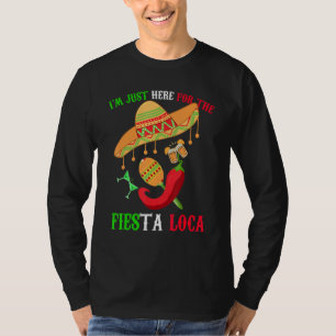 T-shirt Cinco De Mayo Mexicaine Fiesta Loca Crazy Party Sp