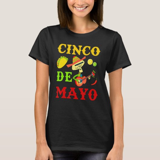 T-shirt Cinco De Mayo Mexican Fiesta 5 De Mayo 5 (Devant)