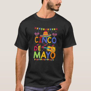 T-shirt Cinco De Mayo Mexican Fiesta 5 De Mayo Funny 5 De
