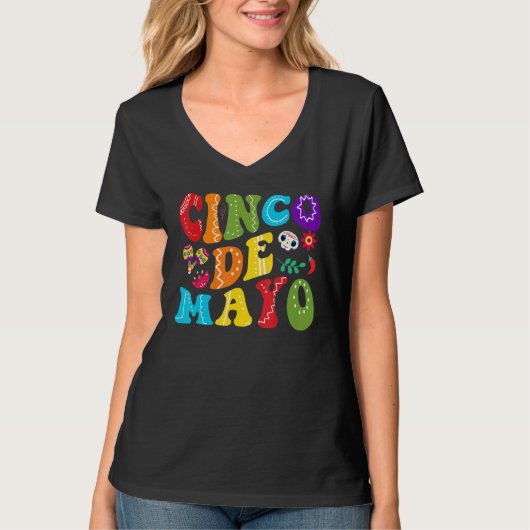 T-shirt Cinco De Mayo Mexican Fiesta 5 De Mayo Women Men (Devant)
