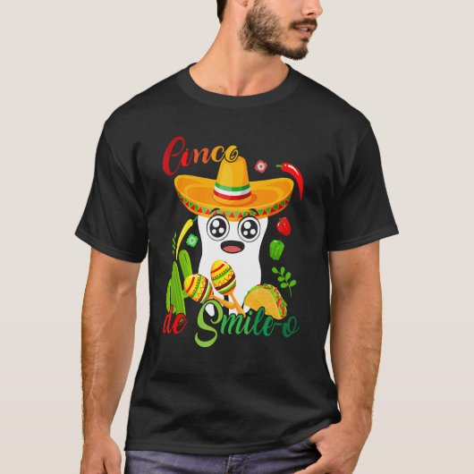 T-shirt Cinco De Mayo Mexican Holy Guacamole Fiesta Time 5 (Devant)