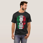 T-shirt Cinco De Mayo Mexican Skull (Devant entier)