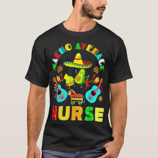 T-shirt Cinco De Mayo Nacho Infirmière Moyenne Mexicaine F