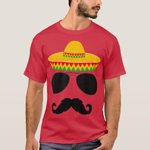 T-shirt Cinco de Mayo Party's Funny Cinco De Mayo Mustache