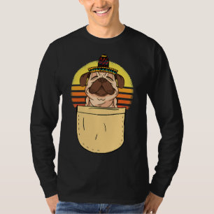 T-shirt Cinco De Mayo Rottweiler Dabbing Sombrero Pocket