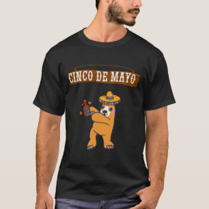 T-shirt Cinco De Mayo Sloth Fiesta