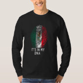 T-shirt Cinco De Mayo Son Dans Mon Adna Drapeau Mexicain M (Devant)