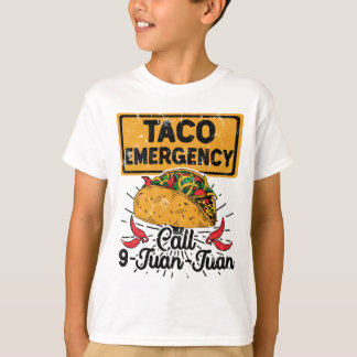 T-shirt Cinco De Mayo Taco Appel d'urgence 9 Juan Juan Jua