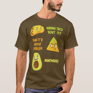 T-shirt Cinco De Mayo Taco Nacho Avocado Plaisir Humour Gu