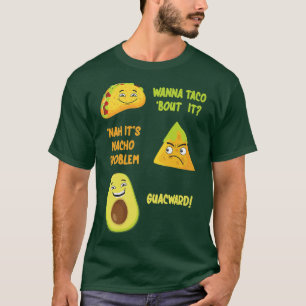 T-shirt Cinco De Mayo Taco Nacho Avocado Plaisir Humour Gu