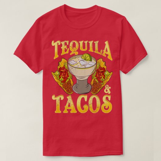 T-shirt Cinco De Mayo Tequila Et Tacos Mexique Mexique Mex (Design devant)