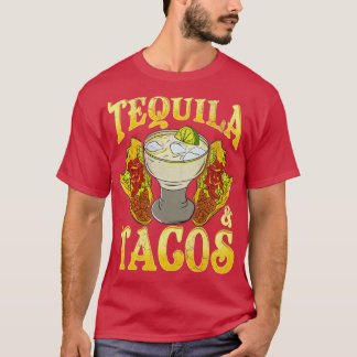 T-shirt Cinco De Mayo Tequila Et Tacos Mexique Mexique Mex