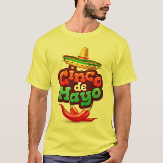 T-shirt Cinco De Mayo Unisex (Devant)