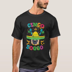 T-shirt Cinco De Mayos Pug Chien Humour Animaux