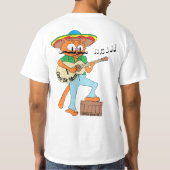 T-shirt "Cinco de Meow" Cinco de Mayo Cartographie mexicai (Dos)