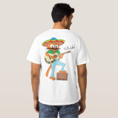 T-shirt "Cinco de Meow" Cinco de Mayo Cartographie mexicai (Dos entier)