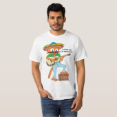 T-shirt "Cinco de Meow" Cinco de Mayo Cartographie mexicai (Devant entier)