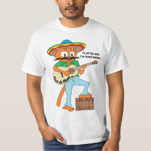 T-shirt "Cinco de Meow" Cinco de Mayo Cartographie mexicai