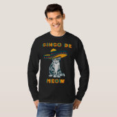 T-shirt Cinco de Meow Cinco de Mayo Fifth May Mexico Fiest (Devant entier)