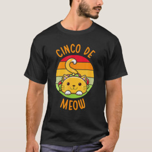T-shirt Cinco De Meow Cinco De Mayo Funny Tacos Amoureux d