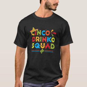 T-shirt Cinco Drinko Mexicain Drôle Cinco De Mayo