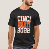 T-shirt Cincy 'nati Cincinnati Oh Correspondant Famille Co (Devant)