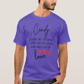 T-shirt Cindy Colorful Love (Devant)